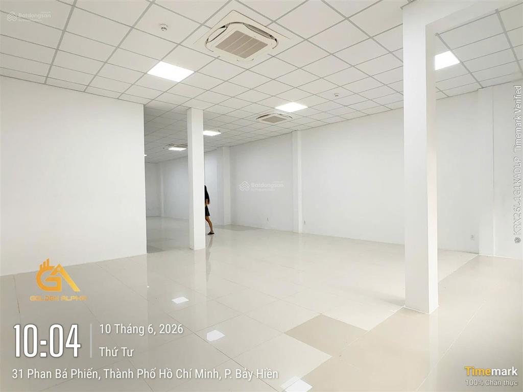 Cho thuê văn phòng 165m² quận tân bình giá chỉ 23 triệu