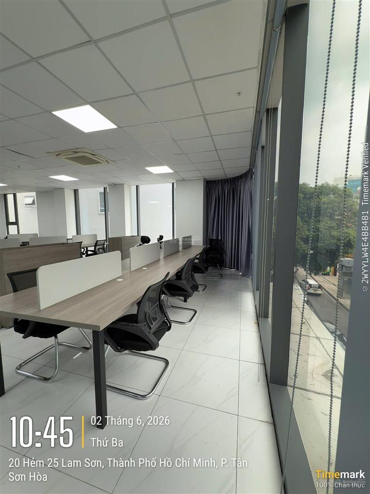 Cho thuê văn phòng 160m² full nội thất giá tốt ở cửu long