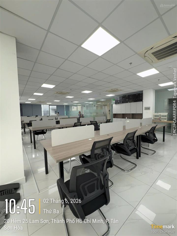 Cho thuê văn phòng 160m² full nội thất giá tốt ở cửu long