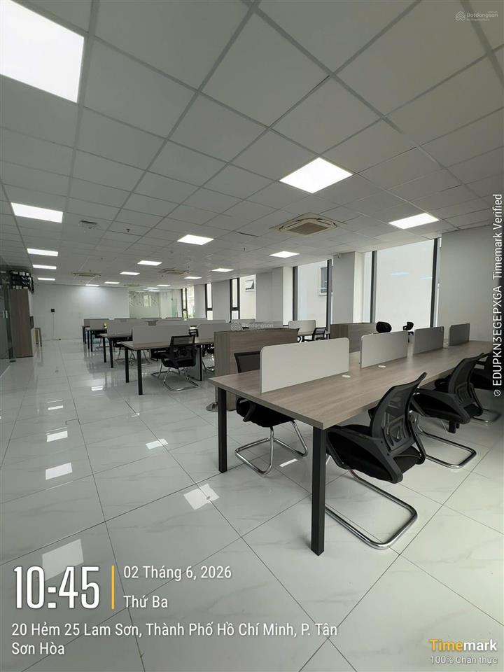 Cho thuê văn phòng 160m² full nội thất giá tốt ở cửu long