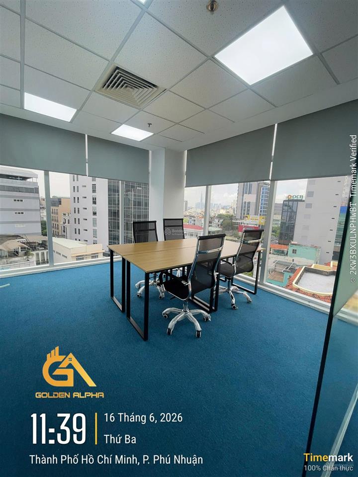 Cho thuê văn phòng full nội thất 50m2  100m2  204m2 nguyễn văn trỗi giá rẻ