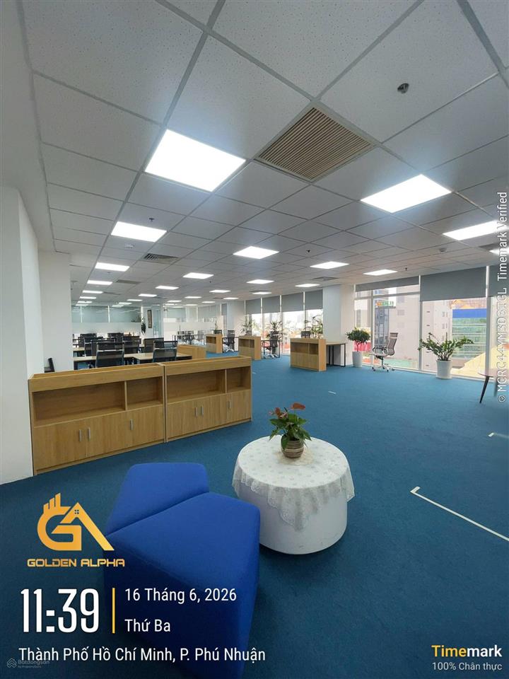 Cho thuê văn phòng full nội thất 50m2  100m2  204m2 nguyễn văn trỗi giá rẻ