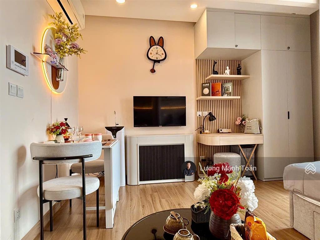 Bán căn hộ studio dt 32m2 tại skyoasis toà s2, full nội thất đẹp chỉ việc về ở