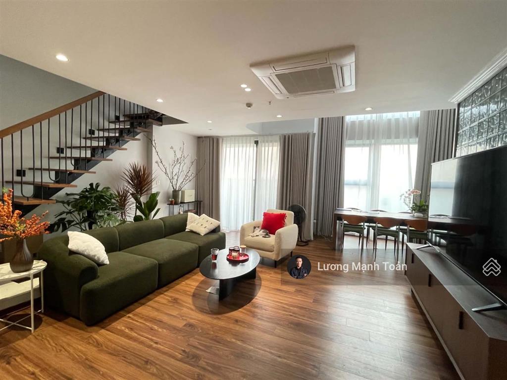 Căn hộ 2 tầng cao cấp sky villa dt 110m2 tại swanlake ecopark hoàn thiện đẹp full nội thất sẵn sổ