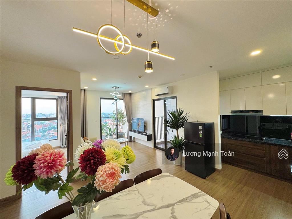 Bán gấp căn chung cư 2pn2wc toà sky oasis ecopark dt68m2 full nội thất đẹp view sông hồng thơ mộng