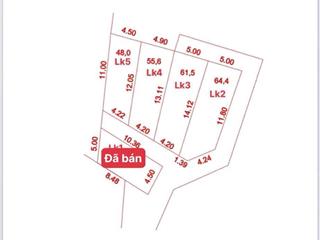 Chính chủ ra hàng f0 đất công luận 1, văn giang cho nđt, diện tích 61.5m2