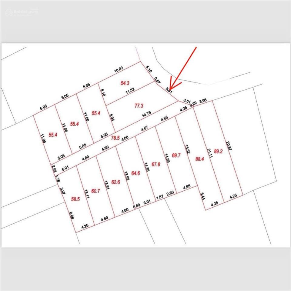 Chính chủ gửi bán lô góc tại đan kim ngay gần sân vận động. dt 77,3m2 full thổ cư sát 2 dự án