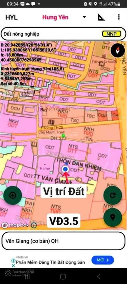 Chính chủ gửi bán lô đất đẹp đan nhiễm, văn giang. diện tích 113,7m2 (tính tiền chỉ 96,7m2)