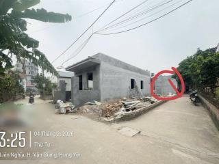 Lô góc cd quán trạch văn giang  hưng yên giá chỉ 1,xty 59,4m2 hiếm nhất thời điểm hiện tại về giá