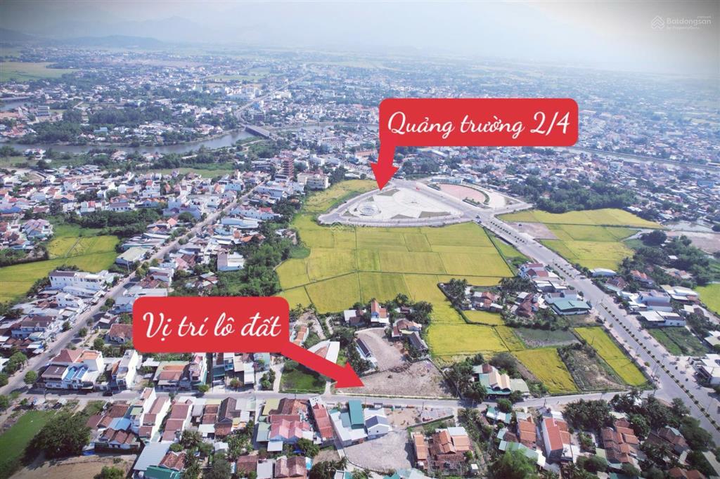 Lvcc kẹt bán lô đất 2 mặt tiền đường nhựa trung tâm phường ninh hòa kề quảng trường 2/4, ngang 7,5m
