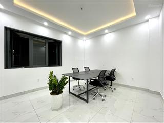 Văn phòng 25m2 full nội thất, đường 25m, có thang máy, máy lạnh, hầm để xe. giá chỉ 6 triệu
