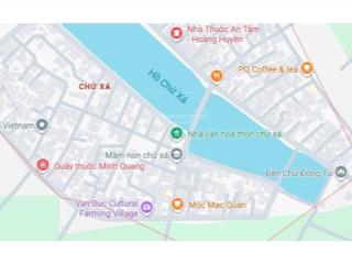 Sở hữu đất đẹp 50m sát hồ đã quy hoạch  không gian sống xanh cực mát tại chử xá!
