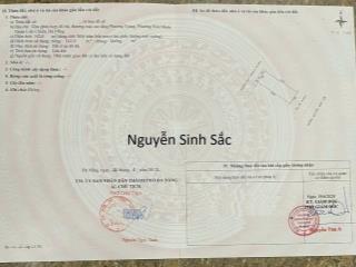 Bán đất mặt tiền đường nguyễn sinh sắc, 2 mặt tiền, giá chỉ 17,5 tỷ