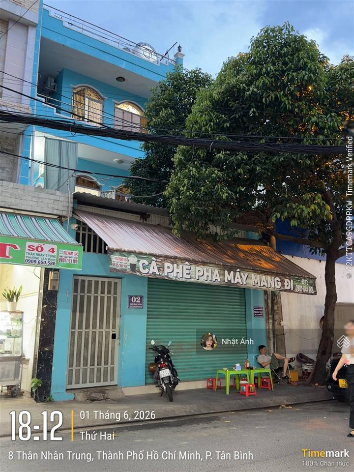 Khan hiếm! mặt tiền thân nhân trung  vị trí sáng ngay gần cộng hòa  6.2mx22m  giá bán 28 tỷ tl