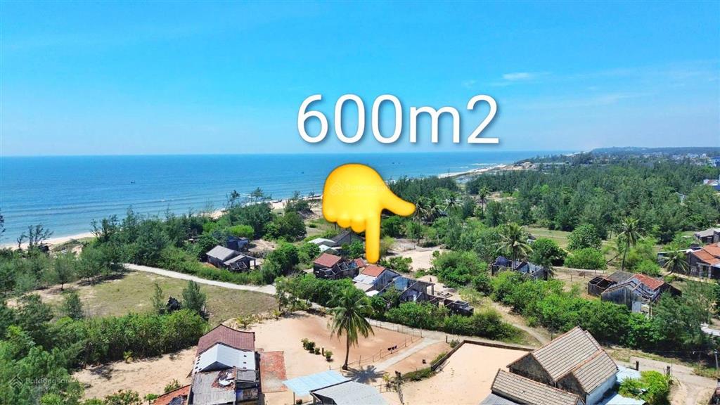 Chào bán 601,5m2 đất thăng trường cách mặt biển 30m, cách đường thanh niên 50m giá chưa qua đầu tư