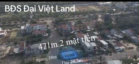 Chào bán lô góc 2mt khu vinahouse biển hà my 471m2 đường 16,5m giá tốt