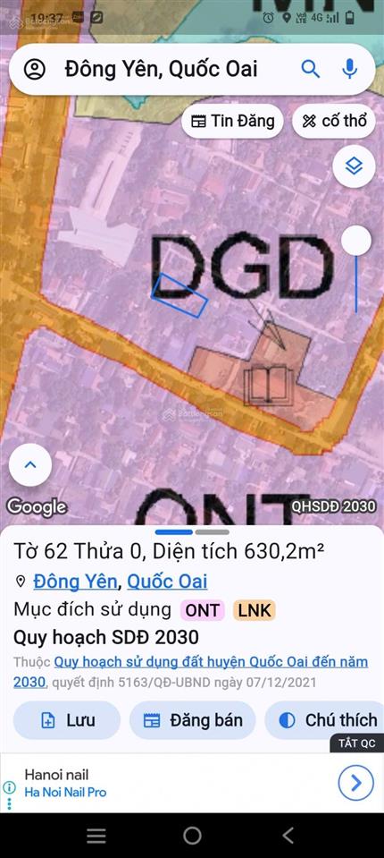 Đất bán tại đội 1, phú cát hà nội  3,1 tỷ, 100m2