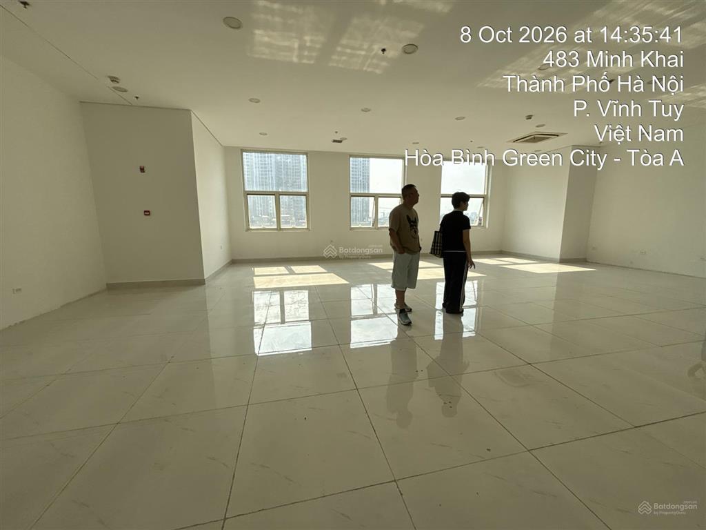 Cho thuê văn phòng hòa bình green city, minh khai, hai bà trưng, hà nội