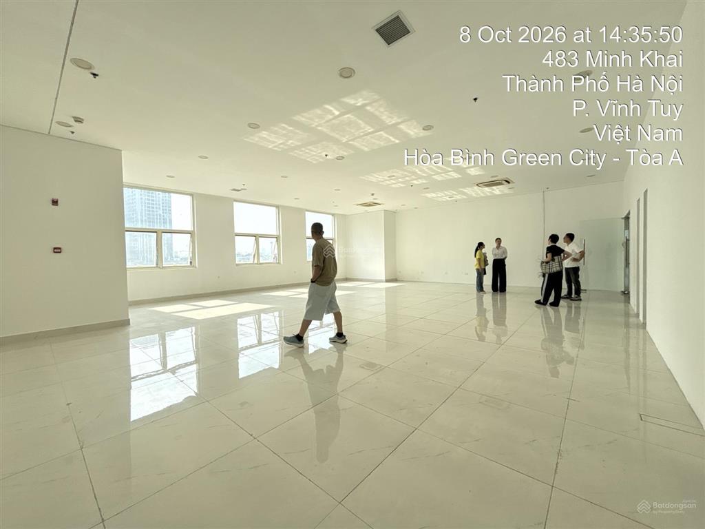 Cho thuê văn phòng hòa bình green city, minh khai, hai bà trưng, hà nội