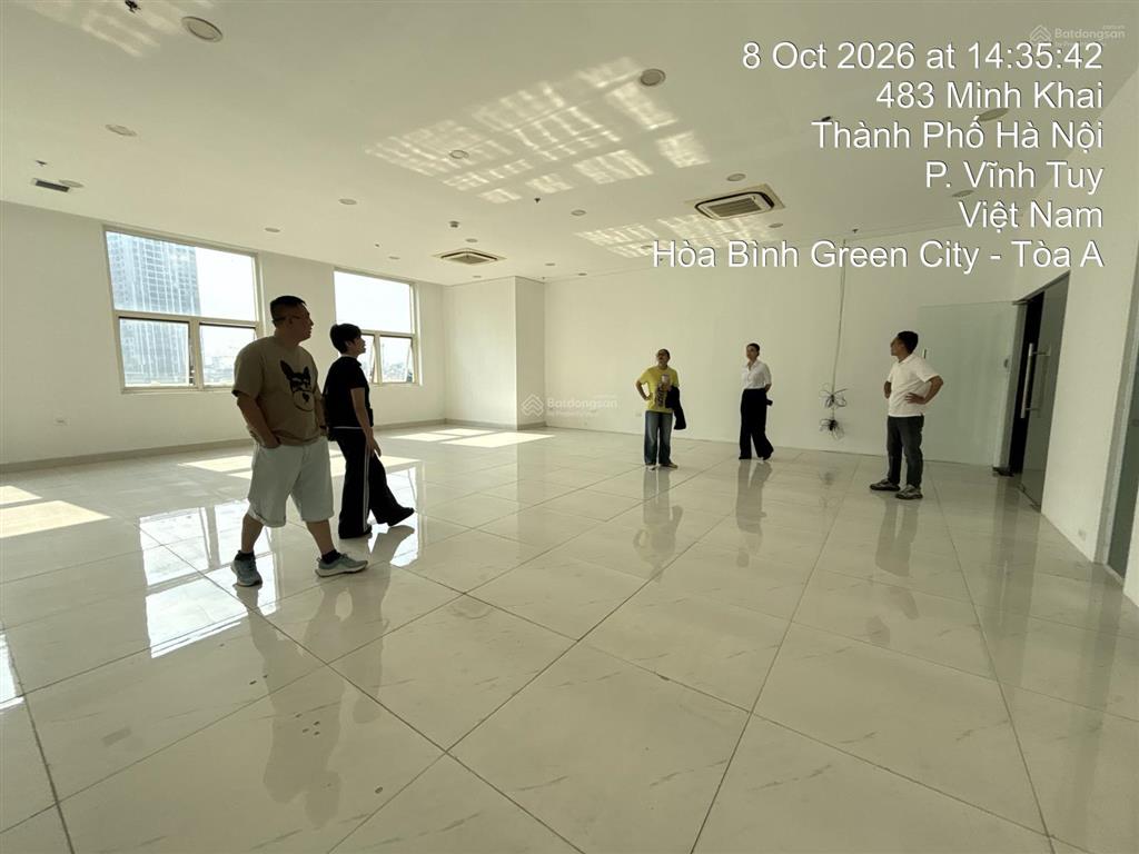 Cho thuê văn phòng hòa bình green city, minh khai, hai bà trưng, hà nội