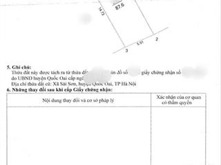 Tài chính chưa đến 4 tỷ cần mua đất gần tt hà nội em mời anh chị nghiên cứu ô này ạ.