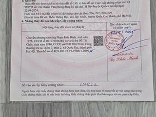 Bán đất kiều phú, quốc oai. tài chính 3xtr/m, cách 2.5km ra dự án các trường đại học, viện sản nhi