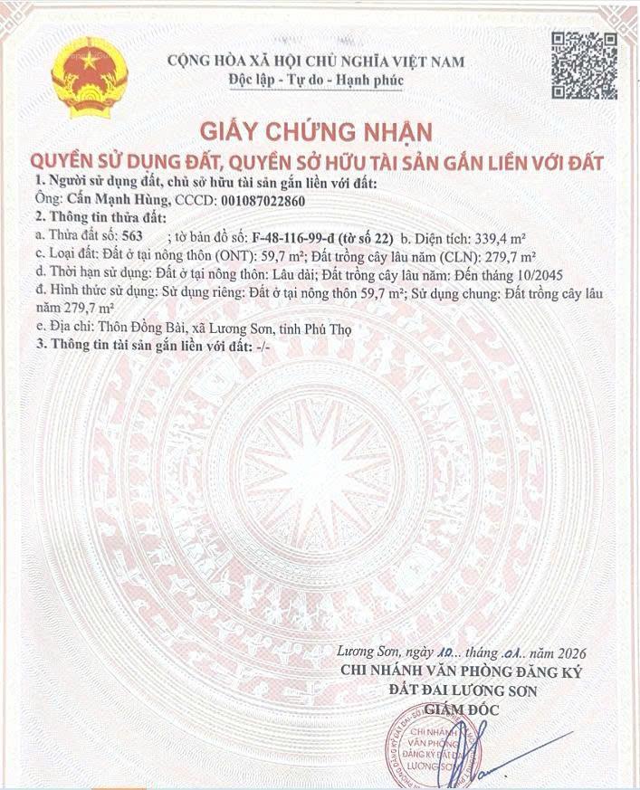 Bán đất tại nguyễn văn linh, hòa sơn, 1,7 tỷ, 60m2, giá tốt, uy tín