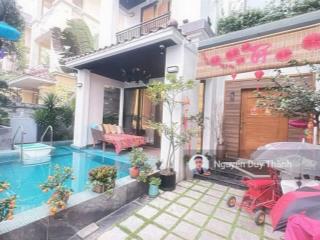 Bán biệt thự ciputra, tây hồ, 230m2 4tầng, sân vườn, bể bơi, hồ cá, thang máy, full nội thất 71tỷ