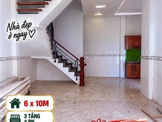Bán nhà 3 tầng 60m2 (6x10m) 4PN Hà Huy Giáp TX52 Q12 HXH thông chỉ 4.4tỷ