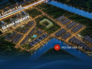 Gladia heights nhận booking 100 triệu ngay hôm nay  sở hữu căn hộ cao tầng đầu tiên kết nối metro