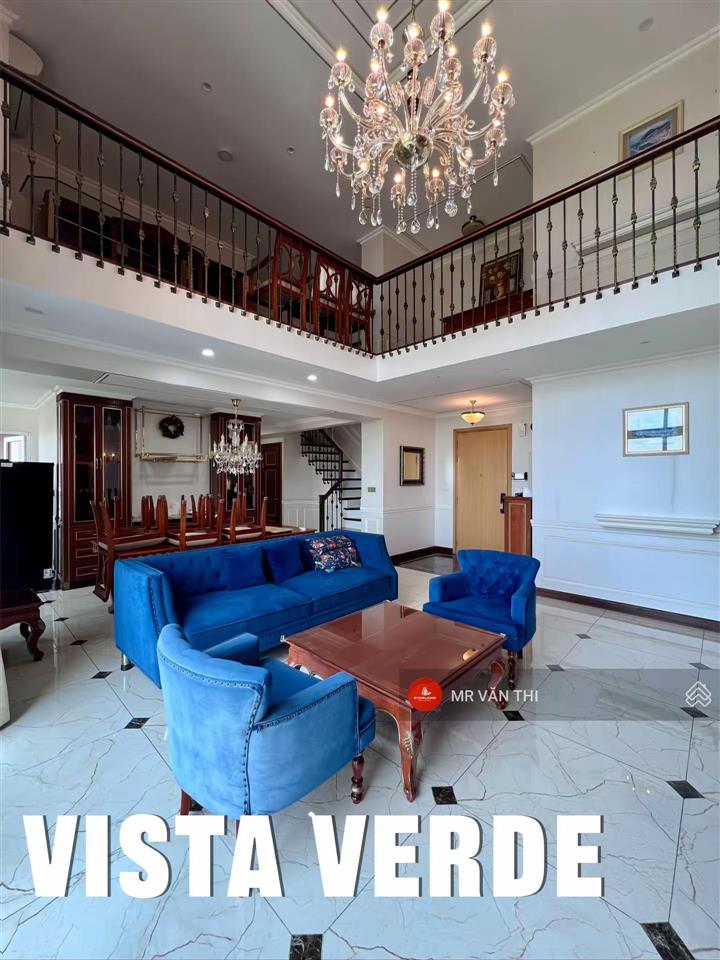 Duplex vista verde  sống sang, view sông sài gòn  246m2 sẵn sổ bán nhanh 21,5 tỷ