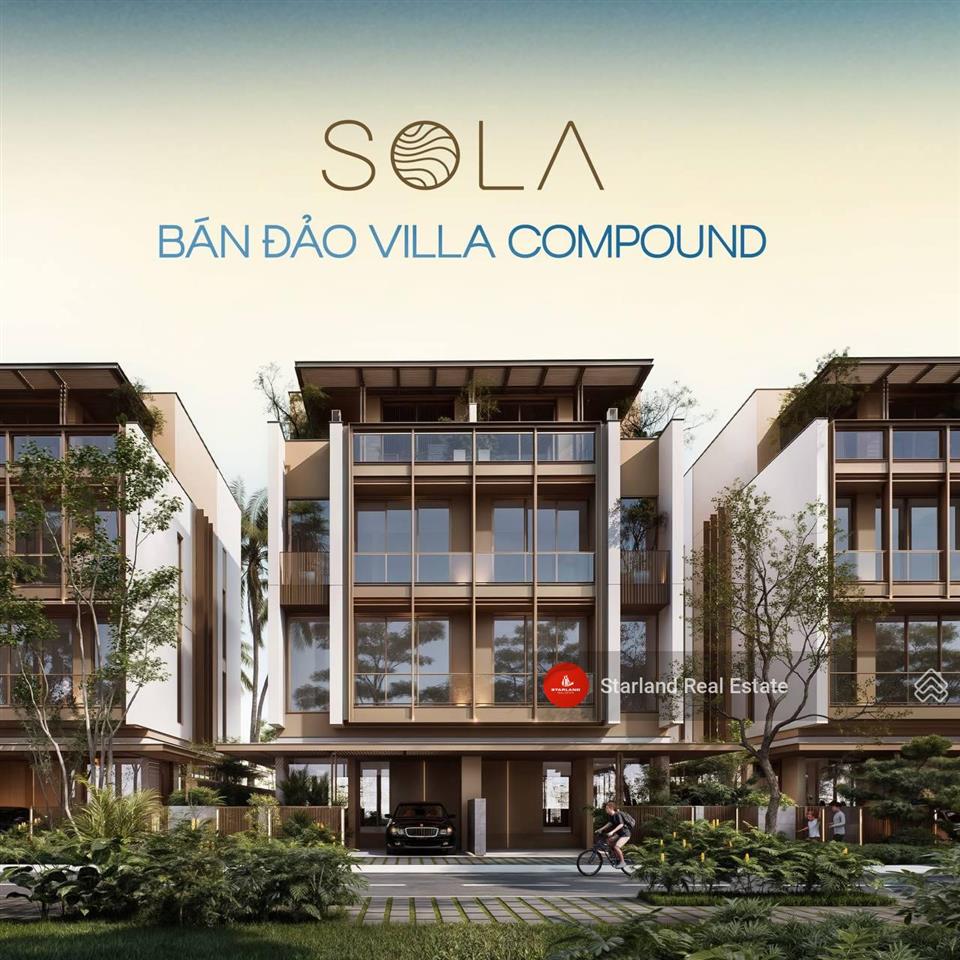 Biệt thự sola  ánh dương mãi đỉnh  1 trệt  4 lầu sân thượng  cạnh công viên giá 380tr/m2
