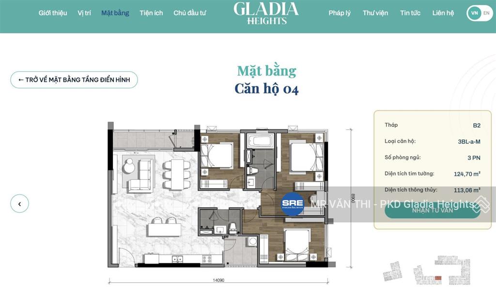 Đặt cọc 3pn 115m2  view toàn thành phố  hoàn thiện cao cấp  giá bán 11 tỷ  chiết khấu 12%