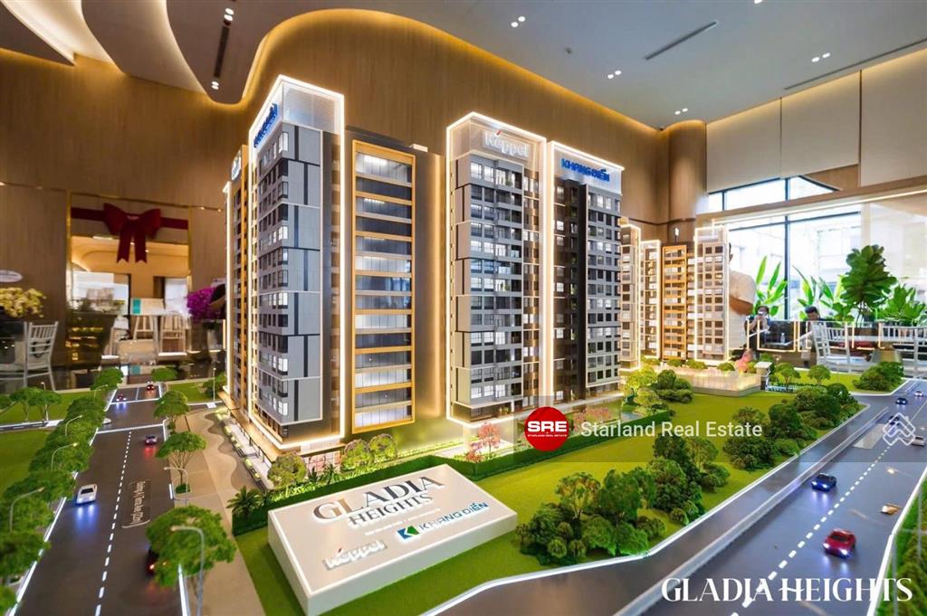 Gladia heights, chỉ từ 10% vốn tự có sở hữu căn hộ cao cấp tại quận 2 từ keppel khang điền