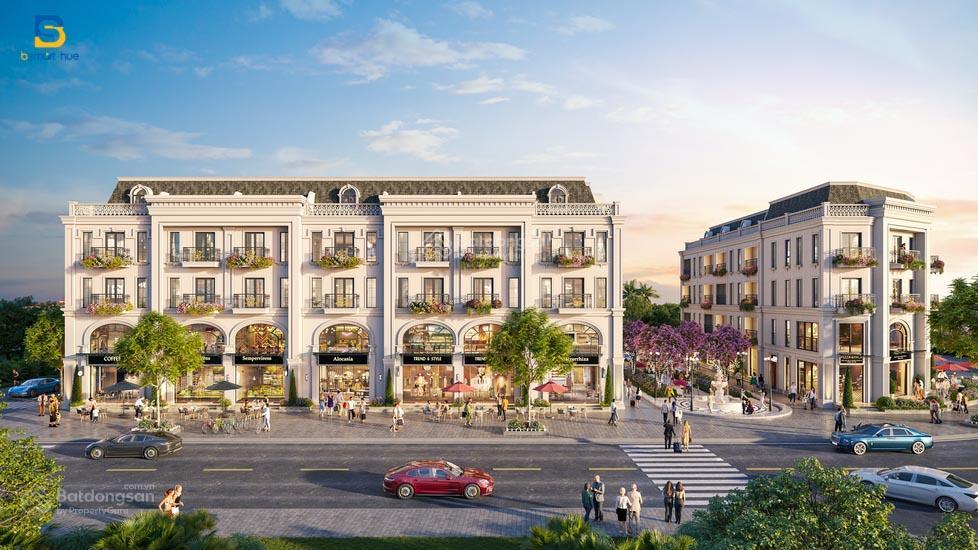 Shophouse đào tấn trung tâm tp. huế giá chỉ dự kiến từ 5tỷ8xx