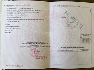 Bán mảnh đất có thổ cư trung tâm xã mường hoa  sapa