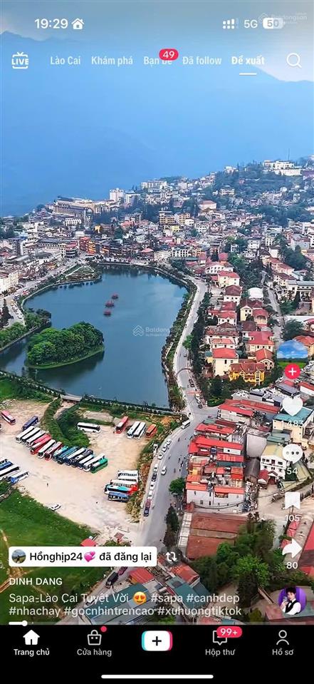 Bán mảnh đất rộng 300m² trung tâm sapa