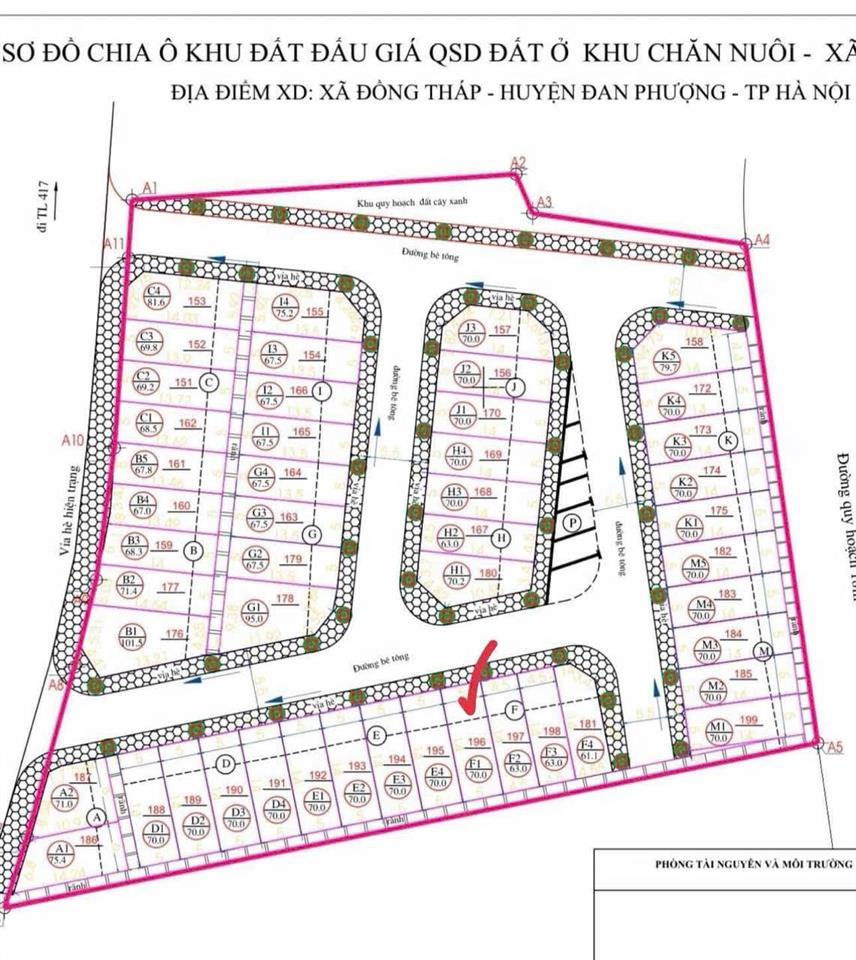 Bán đất khu đấu giá chăn nuôi, ngay ql32 thị trấn phùng đan phượng, đường ô tô tránh nhau, view hồ