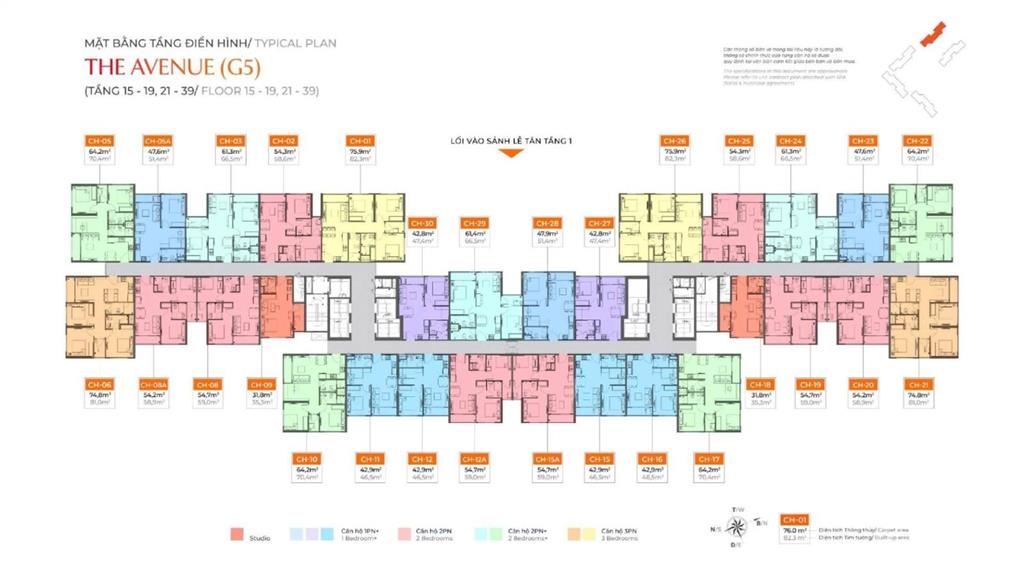 Bán căn góc 2n+, solar park, htls 50%, giá chỉ 4,6x tỷ.  0934 628 ***