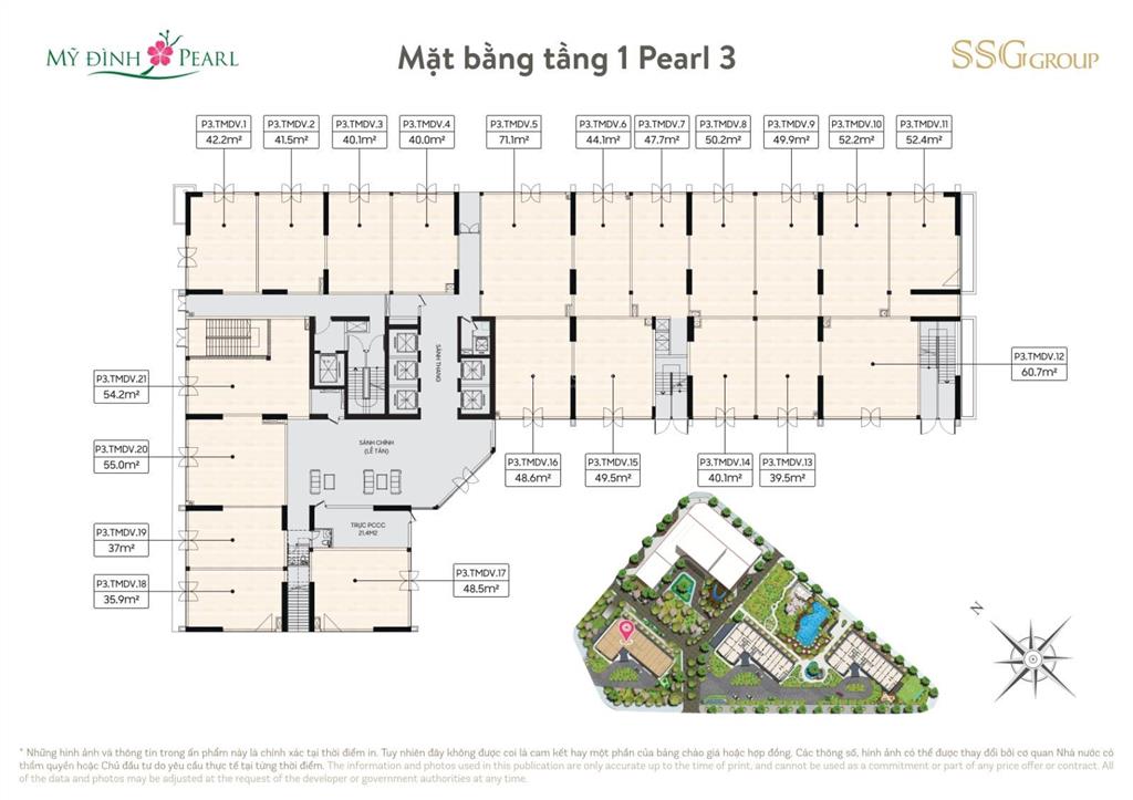 Bán shophouse p3 mỹ đình pearl 50m², mặt tiền sảnh tòa căn hộ, giá 9,9 tỷ