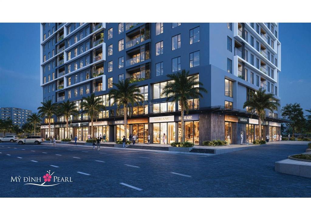 Bán shophouse p3 mỹ đình pearl 50m², mặt tiền sảnh tòa căn hộ, giá 9,9 tỷ
