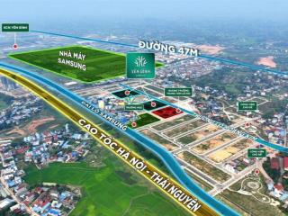 Mở bán đợt 1 dự án yên bình ktown phổ yên thái nguyên  đối diện 2 tòa chung cư cạnh kcn samsung