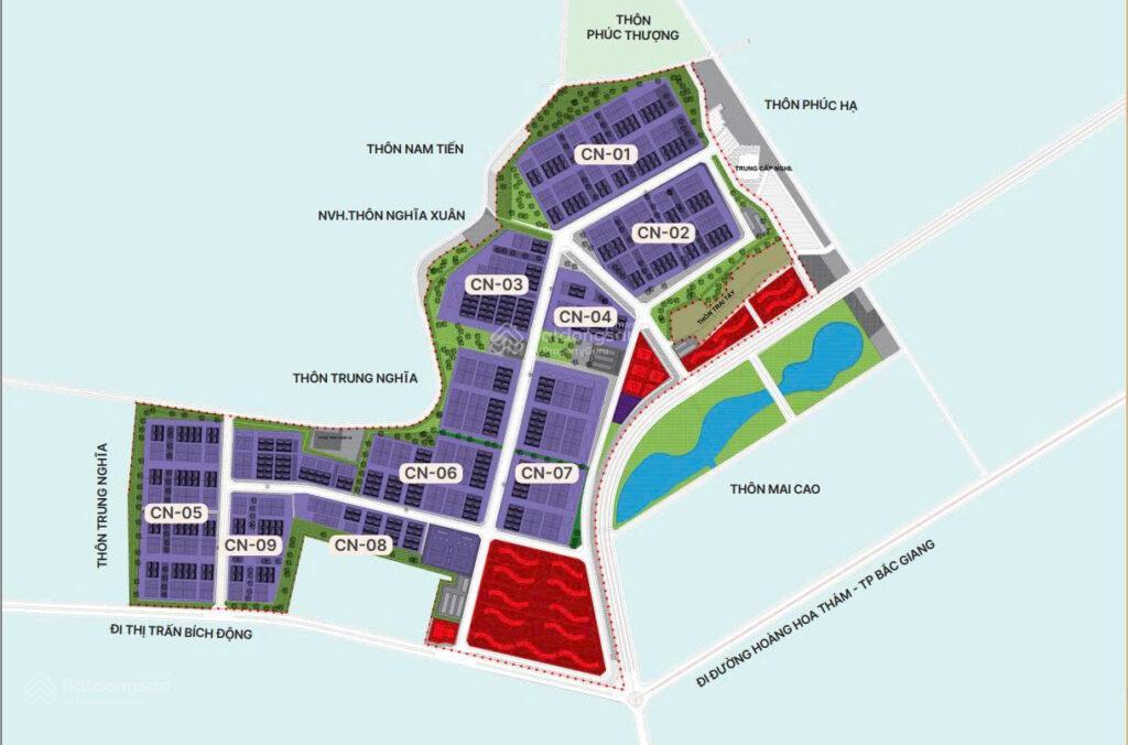 Khu công nghiệp song mai nghĩa trung  bắc giang, lô đất diện tích nhỏ chỉ 5000m2