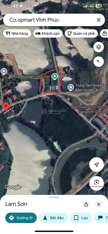 Bán 3100m2 mặt đường lam sơn tp vĩnh yên cũ, sổ đỏ chính chủ, đường rộng 25m  0975 676 ***