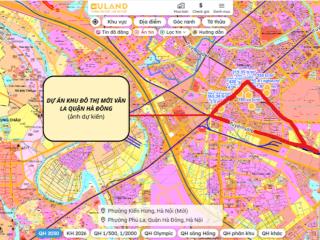 Sắp ra mắt khu đô thị văn la, vị trí đắc địa ngay mặt đường quang trung  hà đông