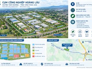 Sở hữu ngay đất làm kho xưởng tại cụm công nghiệp hoàng lâu, pháp lý rõ ràng  0975 676 ***