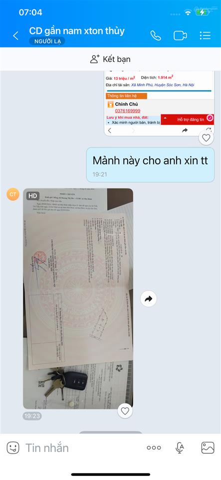 Bán đất mặt đường nhựa xã kim anh hà nội