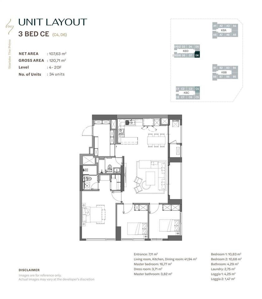 Bán căn góc đông nam 3pn 108m² starlake the prime tây hồ tây, 21,63 tỷ