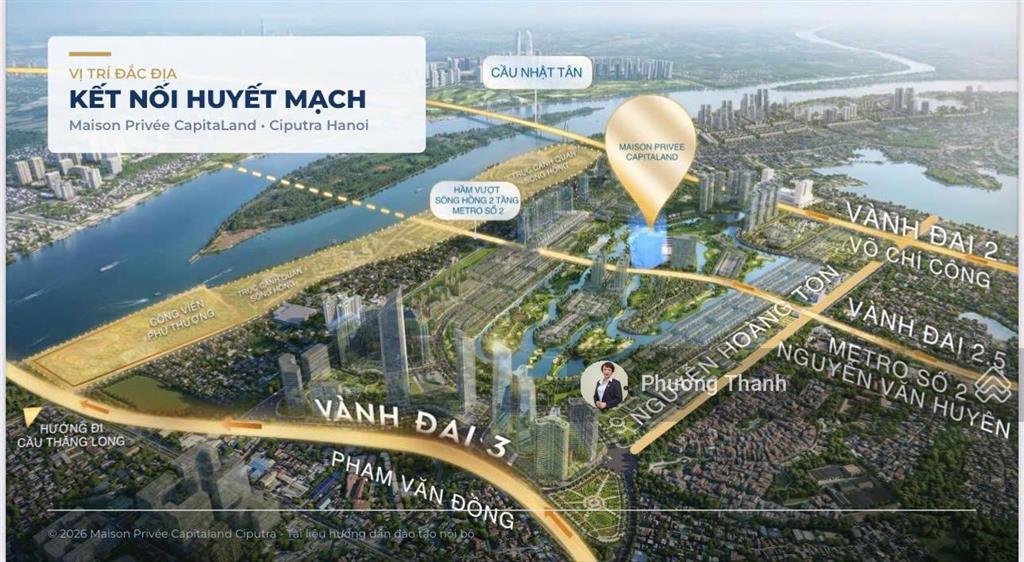 Maison privée một siêu phẩm mới giữa lòng ciputra hà nội