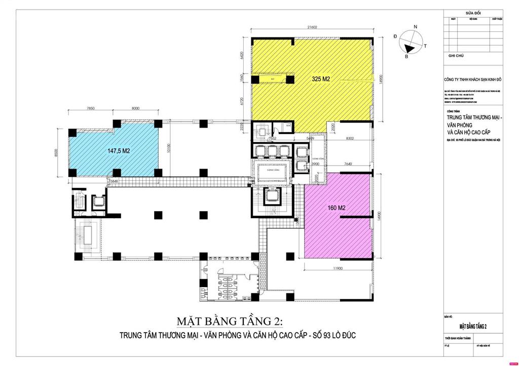 Cđt cho thuê văn phòng 100m2 giá 300k/m2 tại kinh đô building 93 lò đúc. 0963 180 ***
